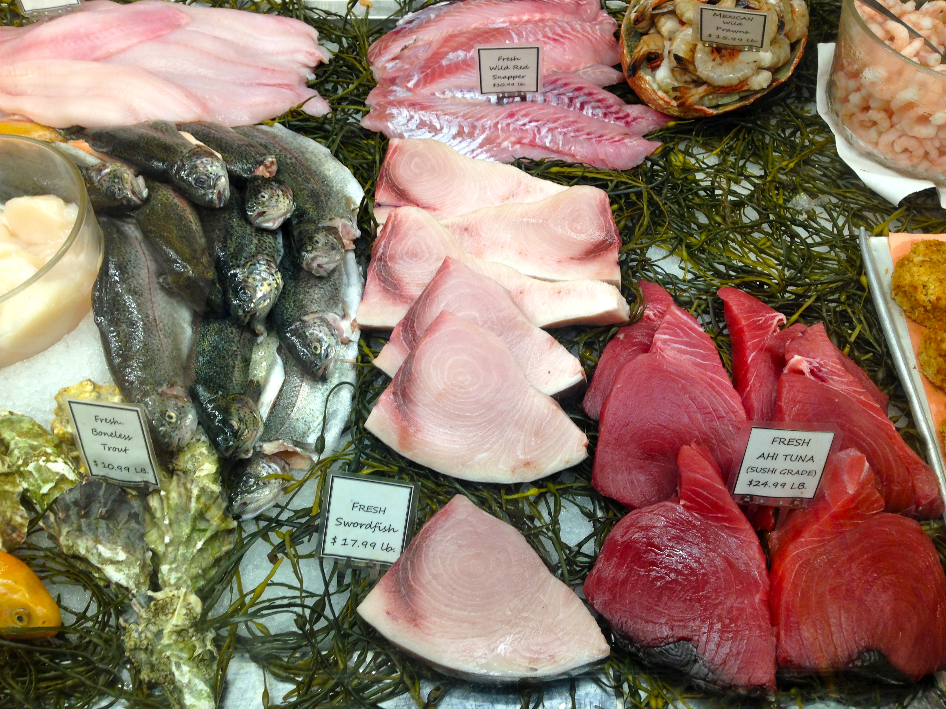Go Fish at the Meat Market